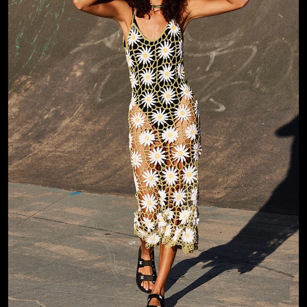 Chasing Unicorns Daisy Jane Crochet Maxi Dress